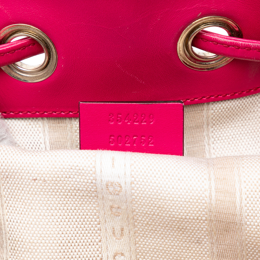 Pre-Loved Gucci Diamante Leather Bright Bucket Bag - Picture 6 of 7
